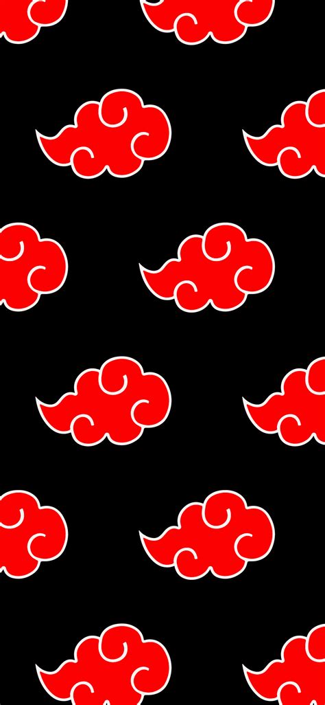 white akatsuki fit with blue clouds